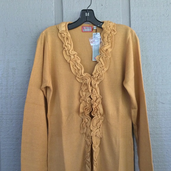 Pennington Bailes Cardigan Long Sleeve One Button Knit Acrylic Size XL - Picture 2 of 10